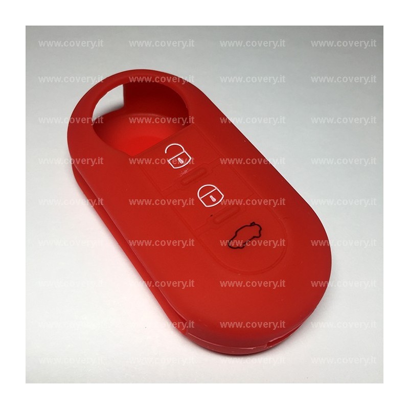 cover chiave fiat 500 rossa