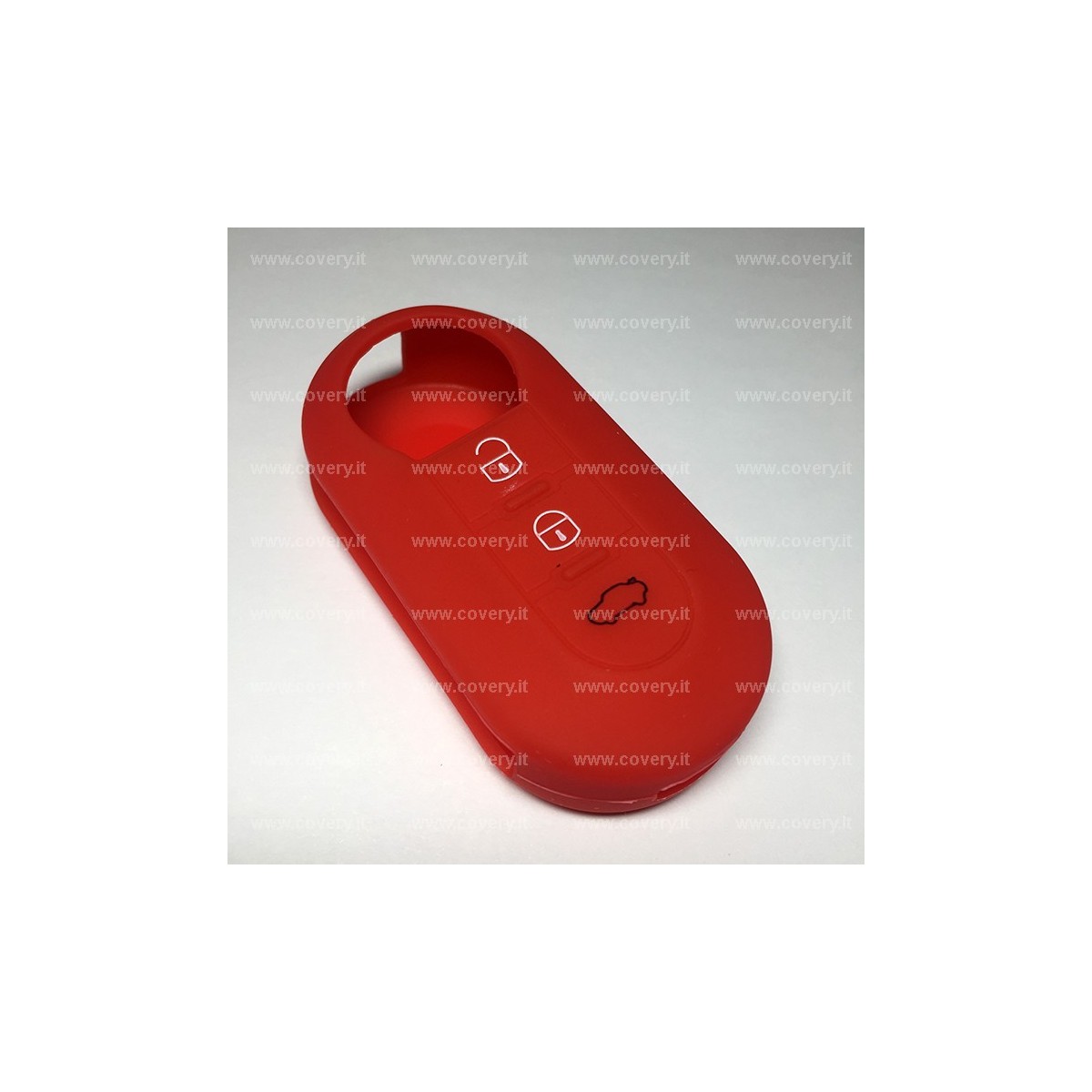 cover chiave fiat 500 rossa