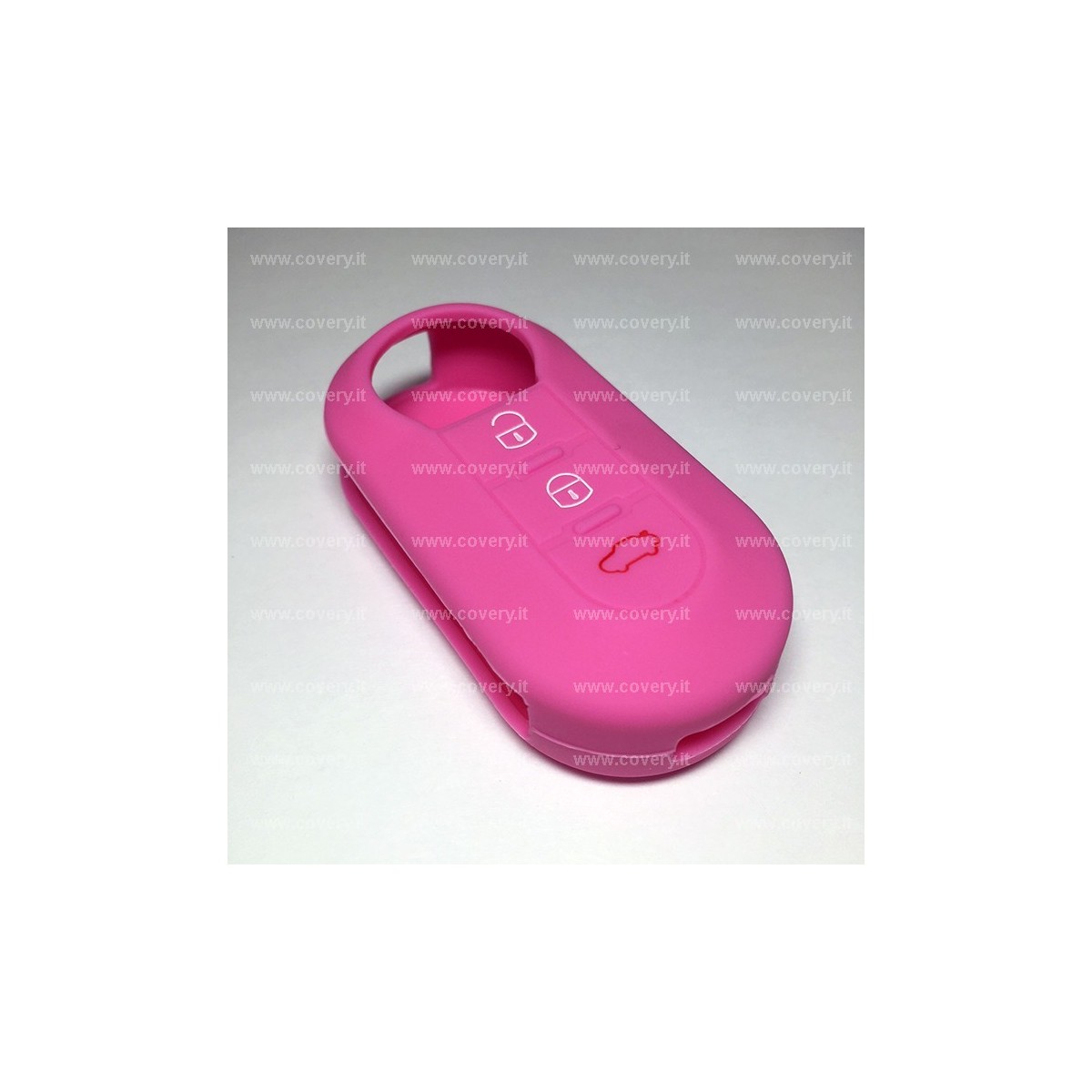 cover chiave fiat 500 rosa