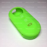 cover chiave fiat 500 verde fluorescente